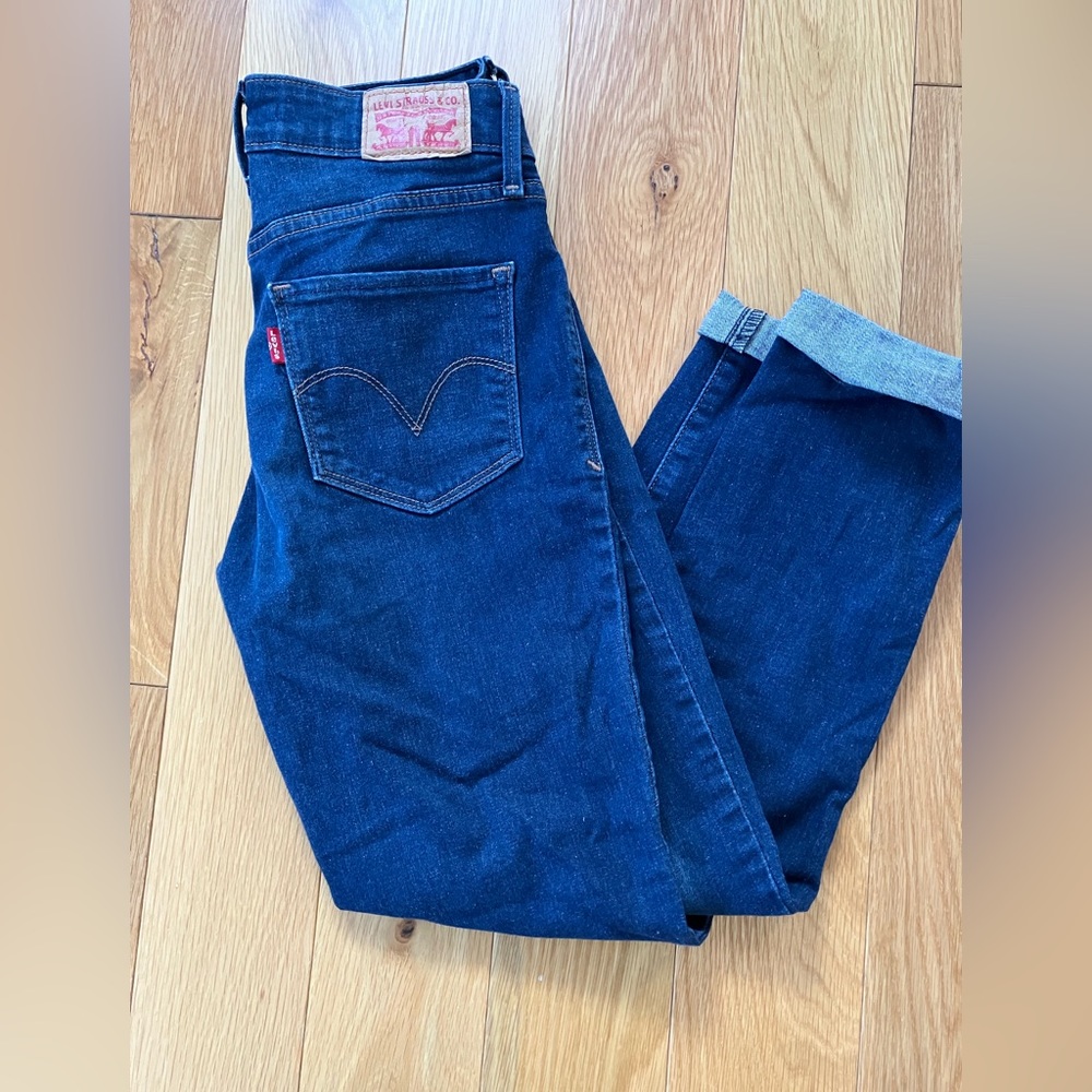 Mid rise skinny 26